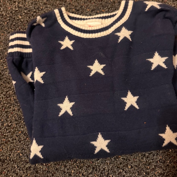 Hanna Andersson Navy Star Sweater - Picture 1 of 4
